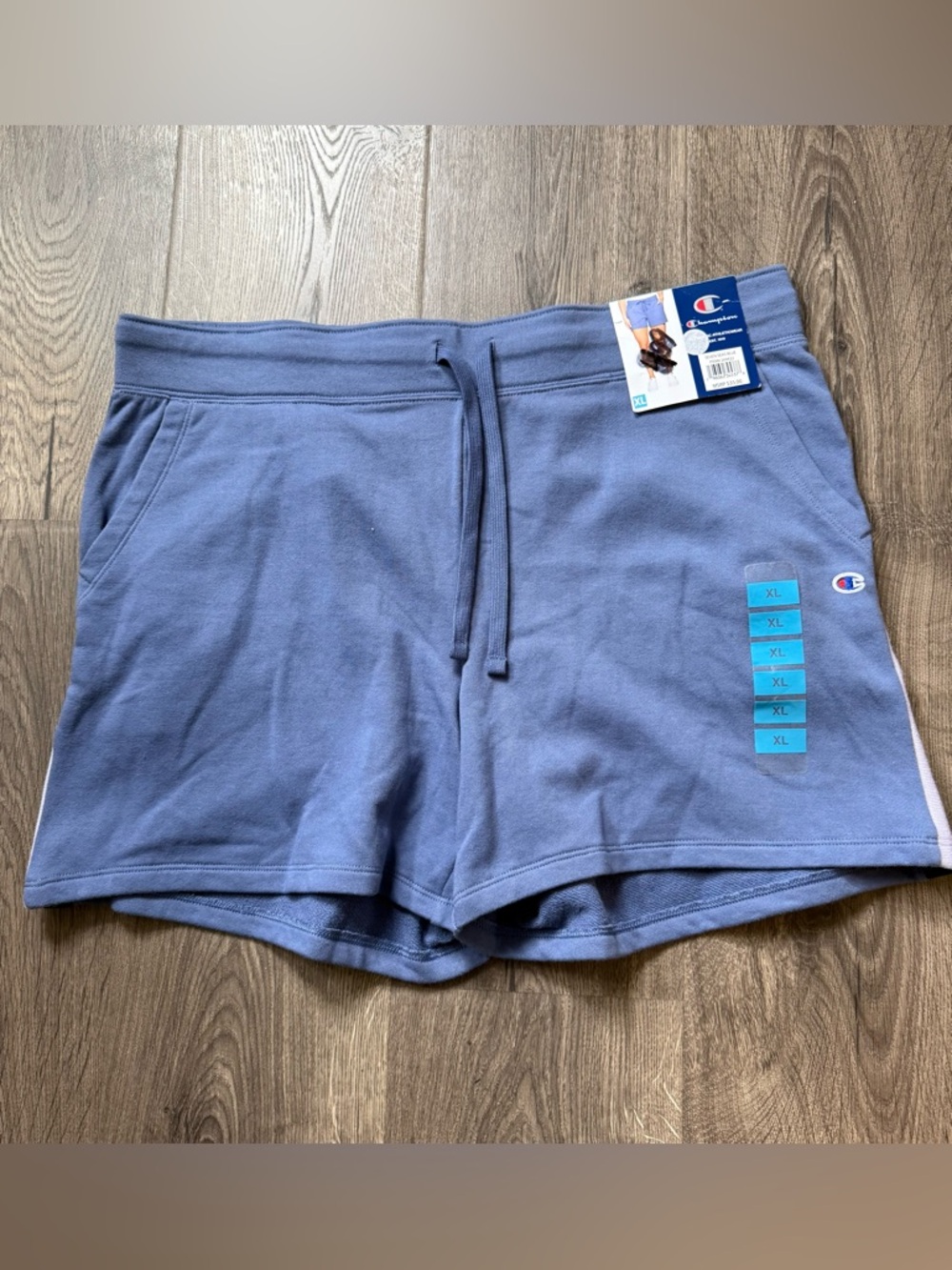 Champion Women's Periwinkle Drawstring Athletic Shorts